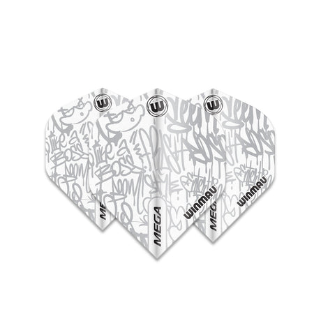 Winmau Mega Standard Signature White Dart Flights - view 3
