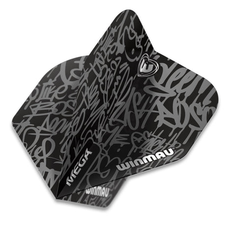 Winmau Mega Standard Signature Black Dart Flights - view 2