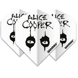 Winmau Rock Legends Dart Flights - Alice Cooper White - view 2