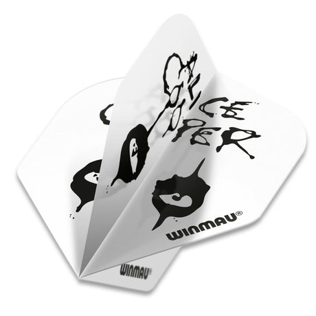 Winmau Rock Legends Dart Flights - Alice Cooper White - view 3