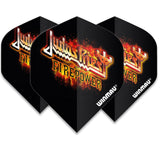 Winmau Rock Legends Dart Flights - Judas Priest Flaming Logo - view 2