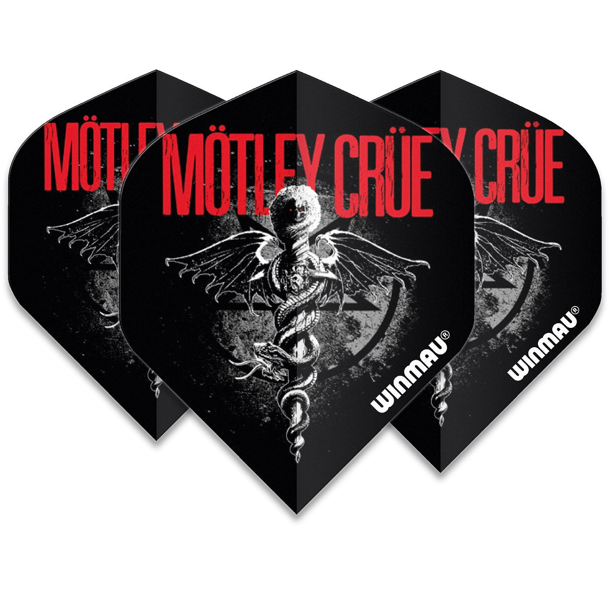 Winmau Rock Legends Dart Flights - Motley Crue Feelgood - view 2
