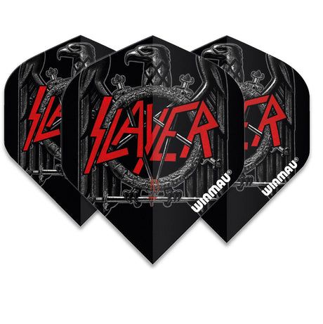 Winmau Rock Legends Dart Flights - Slayer Black Eagle - view 2