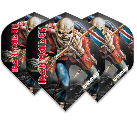 Winmau Rock Legends Dart Flights - Iron Maiden The Trooper - view 2