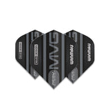 Winmau Prism Alpha Michael van Gerwen MvG Extra Thick Black Dart Flights - view 3