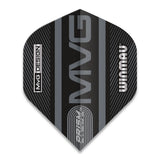 Winmau Prism Alpha Michael van Gerwen MvG Extra Thick Black Dart Flights