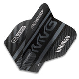 Winmau Prism Alpha Michael van Gerwen MvG Extra Thick Black Dart Flights - view 2