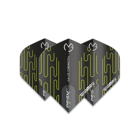 Winmau Prism Alpha Michael van Gerwen MvG Extra Thick Dart Flights - view 3
