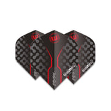 Winmau Prism Zeta Standard Black Red Dart Flights - view 3