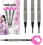 Kasumi Sato 70% Tungsten Contender Soft Tip darts by Unicorn