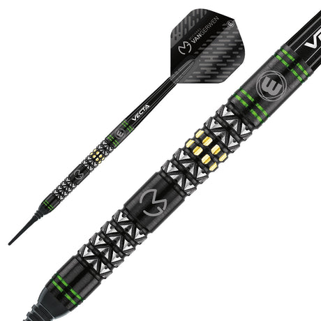 Michael Van Gerwen MVG Vantage 90% Tungsten Soft Tip Darts by Winmau - view 2