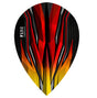 Harrows Fire Two Tone Flame Pear Dart Flights
