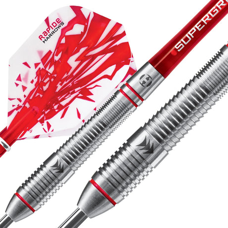 Harrows Rapide 90% Tungsten Steel Tip Darts - Style B - Ringed - view 2