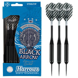 Harrows Black Arrow Brass Ringed Steel Tip Darts