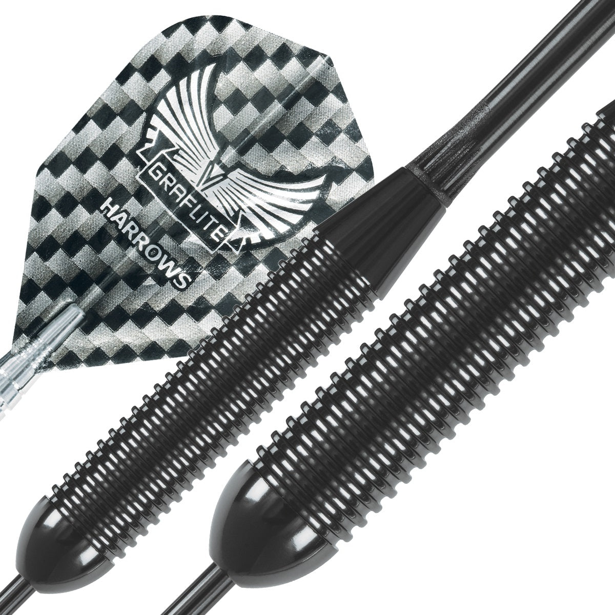 Harrows Black Arrow Brass Ringed Steel Tip Darts - view 2