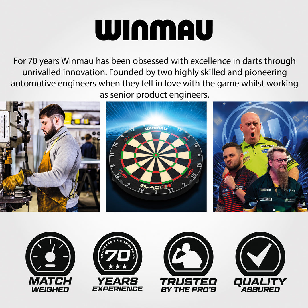 Winmau Rashad Sweeting 90% Tungsten Steel Tip Darts