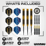 Winmau Bradley van der Velden 90% Tungsten Steel Tip Darts