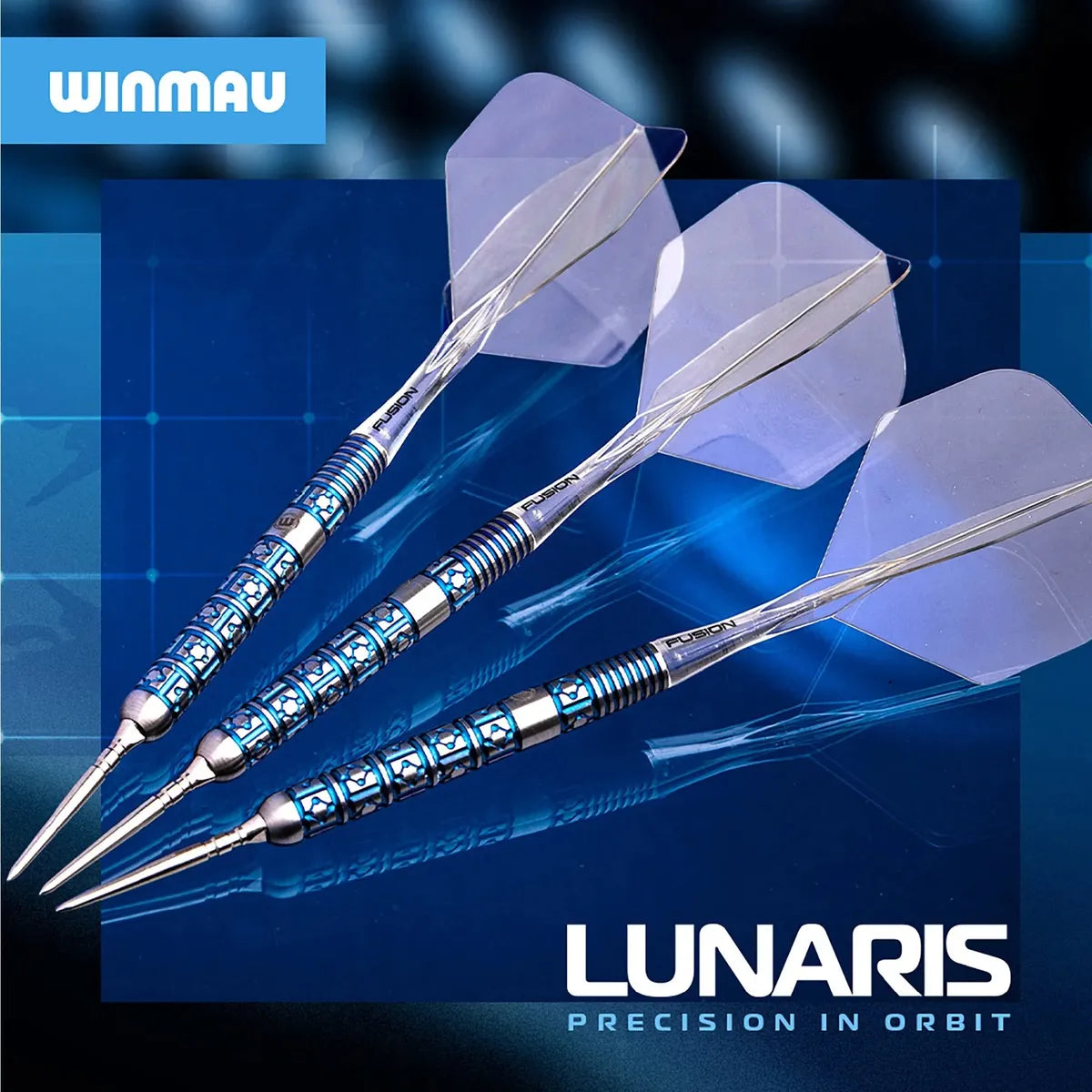 Winmau Lunaris Parallel SP 90% Tungsten Steel Tip Darts