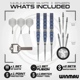 Winmau Lunaris Tapered SP 90% Tungsten Steel Tip Darts