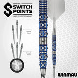 Winmau Lunaris Tapered SP 90% Tungsten Steel Tip Darts