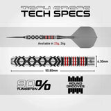 Winmau Fornax Parallel SP 90% Tungsten Steel Tip Darts