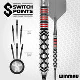 Winmau Fornax Parallel SP 90% Tungsten Steel Tip Darts