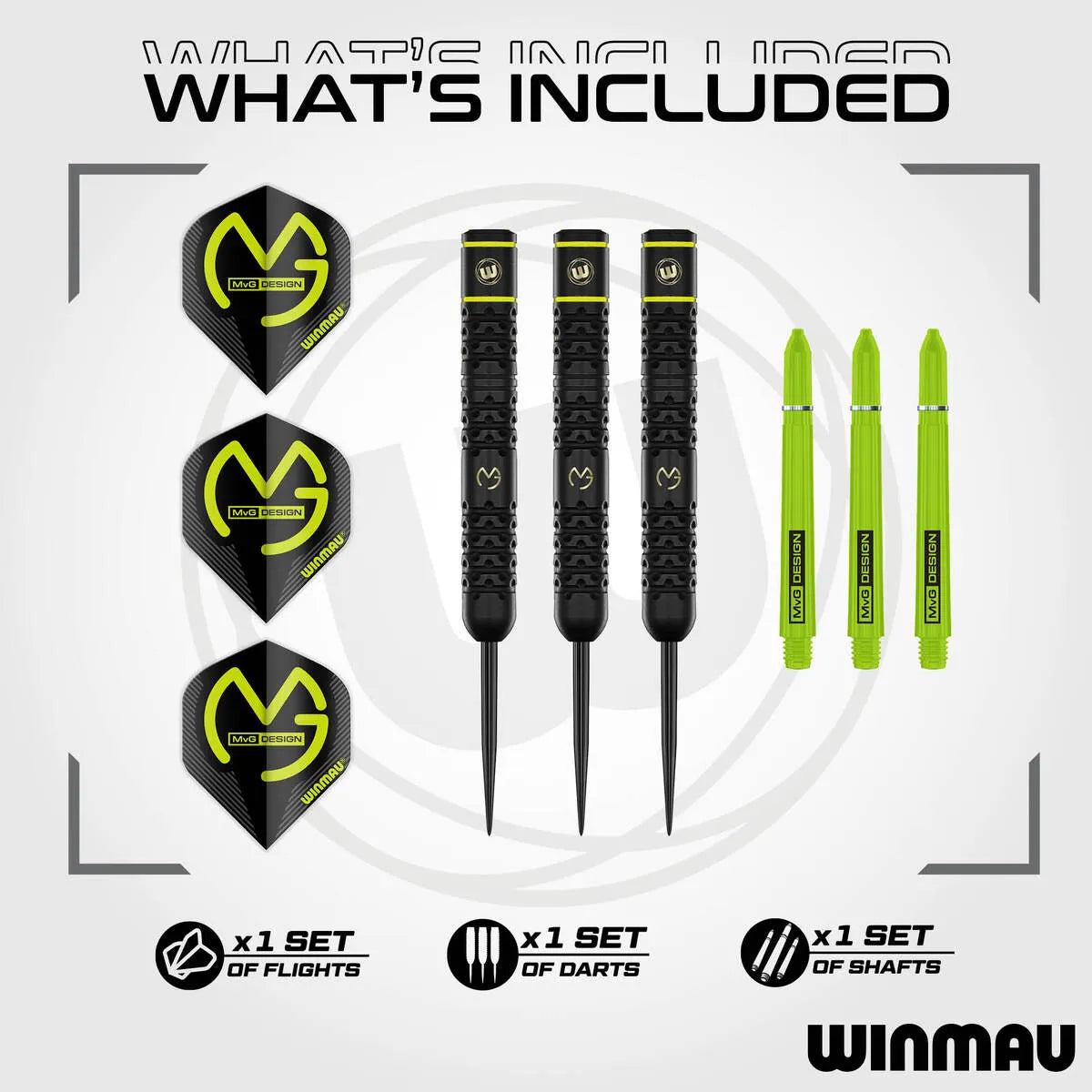 Winmau MvG SE Brass Steel Tip Darts