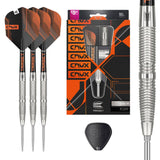 Crux 02 90% Tungsten Swiss Point Steel Tip Darts by Target - The Darts Shop