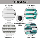 Target Hydro 02 90% Tungsten SP Steel Tip Darts