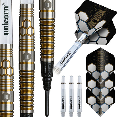 Unicorn Hexium 3 90% Tungsten Soft Tip Darts - view 3