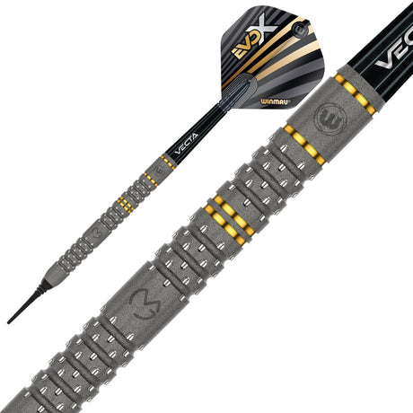 Michael van Gerwen MvG Evo X 90% Tungsten Soft Tip Darts by Winmau - view 2