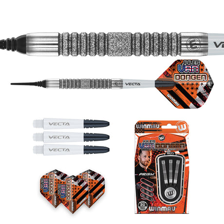 Jules van Dongen 90% Tungsten Soft Tip Darts by Winmau - view 5