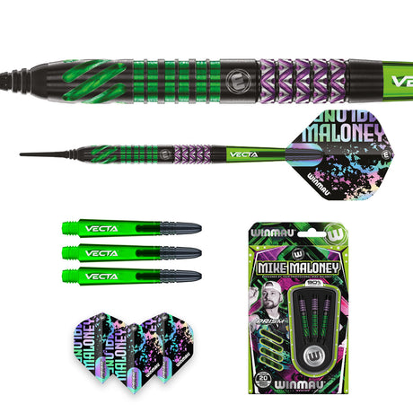Mike Maloney 90% Tungsten Soft Tip Darts by Winmau - view 5