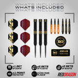 Red Dragon Peter Wright 50 Years Limited Edition 90% Tungsten Steel Tip Darts - view 4