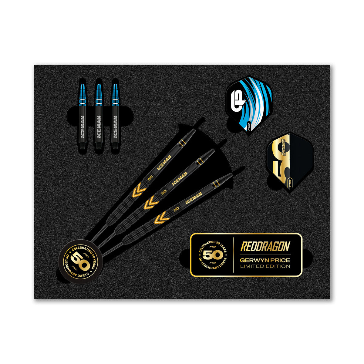 Red Dragon Gerwyn Price 50 Years Limited Edition 90% Tungsten Steel Tip Darts - view 2