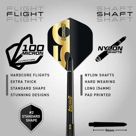 Red Dragon Luke Humphries 50 Years Limited Edition 90% Tungsten Steel Tip Darts - view 5