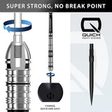 Harrows Supergrip Tapered 90% Tungsten QP Steel Tip Darts - view 2