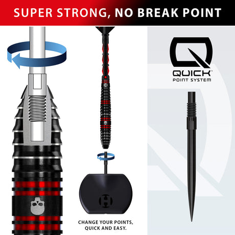 Harrows Ryan Searle Series 1 90% Tungsten QP Steel Tip Darts - view 2