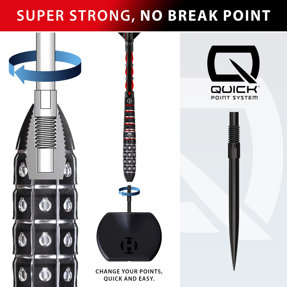 Harrows Ryan Searle Series 3 90% Tungsten QP Steel Tip Darts - view 2