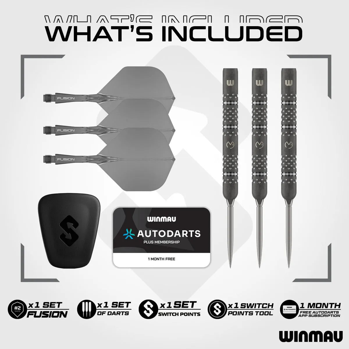 Winmau MvG TS-PRO SP 90% Tungsten Steel Tip Darts