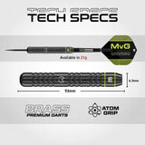 Winmau MvG Core Brass Steel Tip Darts