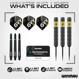 Winmau Gian van Veen Core Brass Steel Tip Darts