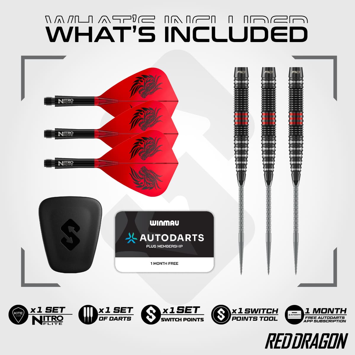 Red Dragon Jonny Clayton RD-PRO SP 90% Tungsten Steel Tip Darts