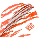 Raymond Van Barneveld RVB Brass Pro.Ultra No2 White Dart Flights  by Target - view 2