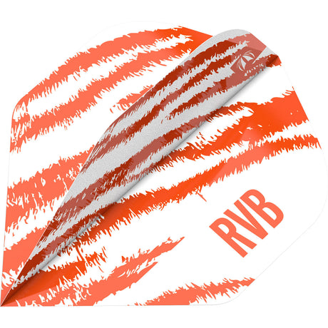 Raymond Van Barneveld RVB Brass Pro.Ultra No2 White Dart Flights  by Target - view 2