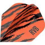 Raymond Van Barneveld RVB Brass Pro.Ultra No2 Orange Dart Flights  by Target - view 2
