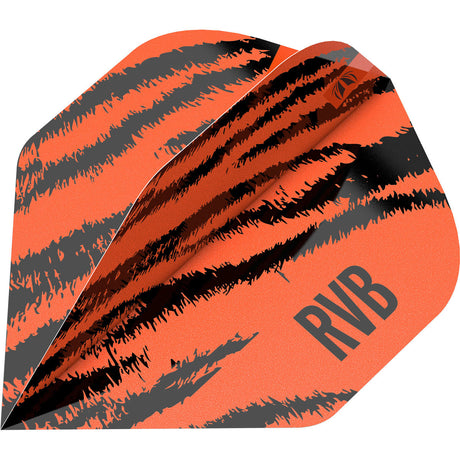 Raymond Van Barneveld RVB Brass Pro.Ultra No2 Orange Dart Flights  by Target - view 2