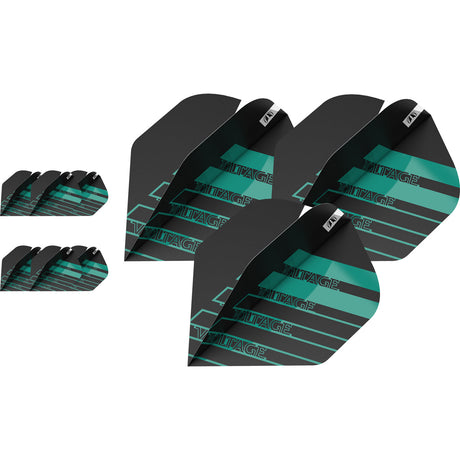 3 x Sets Rob Cross Pro.Ultra No2 Black Flights by Target - view 3