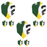 Chicane Pro.Ultra Green Ten-X Dart Flights by Target - view 2