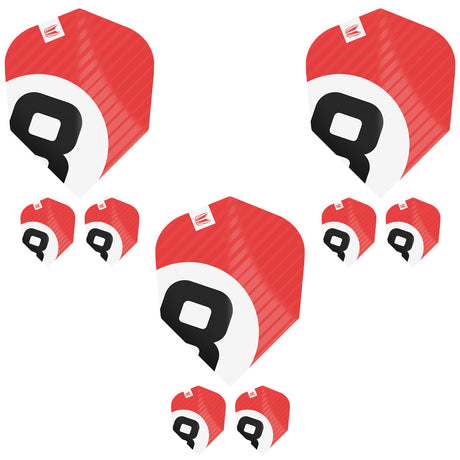 Chicane Pro.Ultra Red No6 Dart Flights by Target - view 2